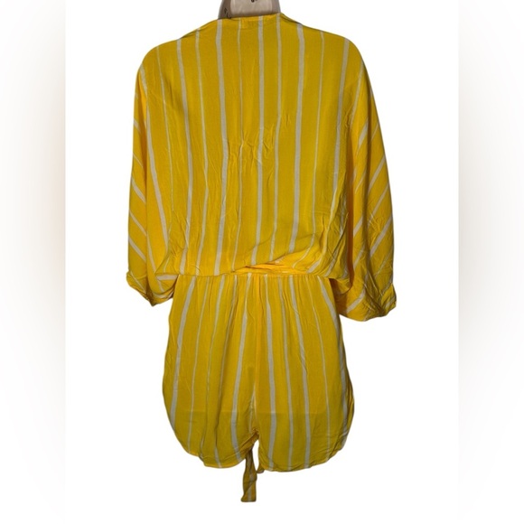 REVOLVE Indah Sunday Kimono Romper in Bee Stripe size S/M - Picture 7 of 12